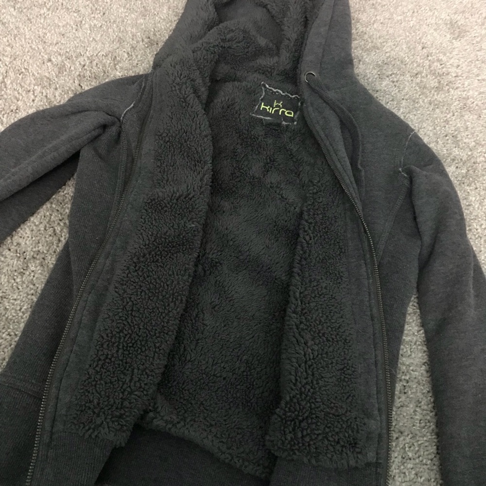 Kirra Pac sun s fleece lined hoodie gray